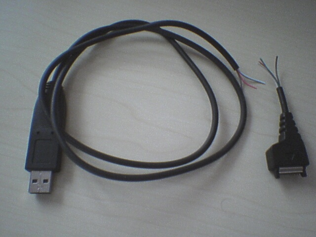 Pohled na přestřižený kabel DKU-5