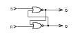 Schéma klopného obvodu RS v TkGate