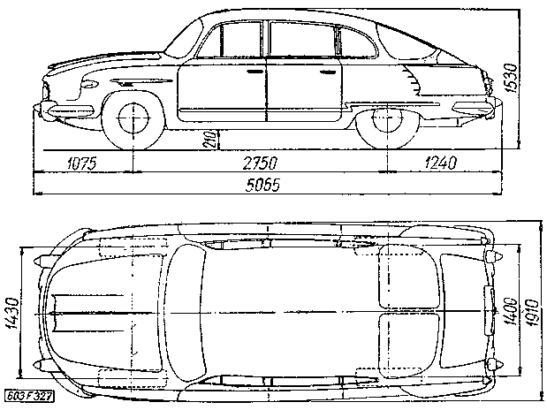 Rozmry T2 603