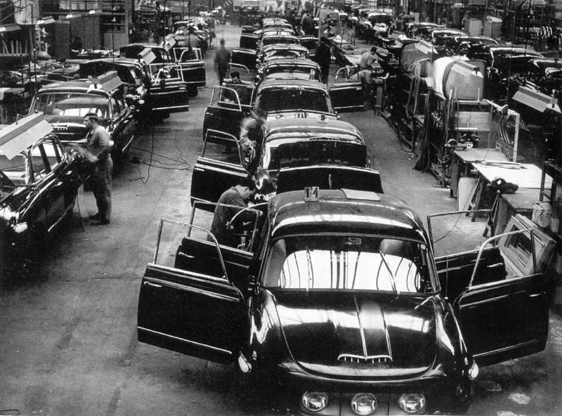 Montáž vozů Tatra 603