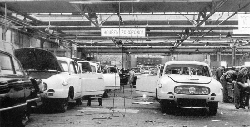 Montáž vozů Tatra 603