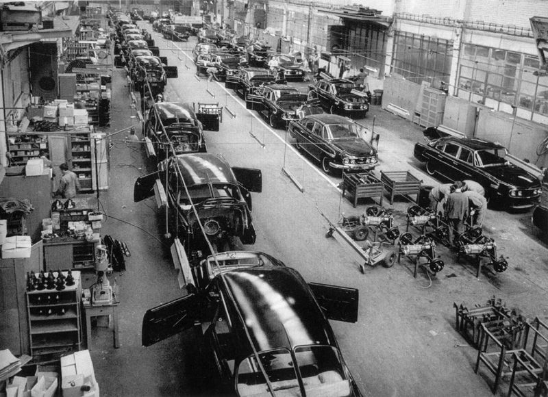 Montáž vozů Tatra 2-603 M68