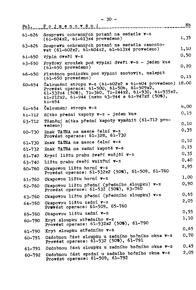 �asov� normy oprav
