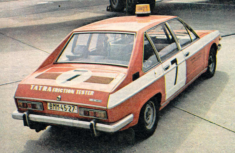 Tatra 613 Friction Tester