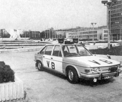 Tatra 613 Ve�ejn� bezpe�nosti
