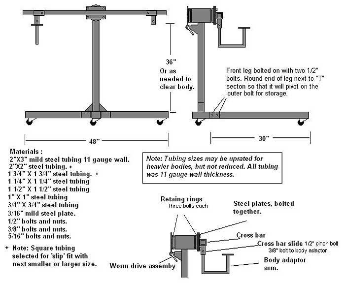 car body rotisserie