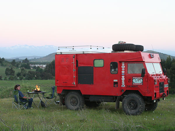 Alexis Keech: Greg and The Beast (Land Rover 101 retired military ambulance)