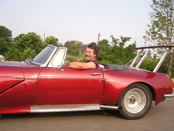 Winner Martyn Harvey (photo of Jim Blackwood on the way to British V8 2006)