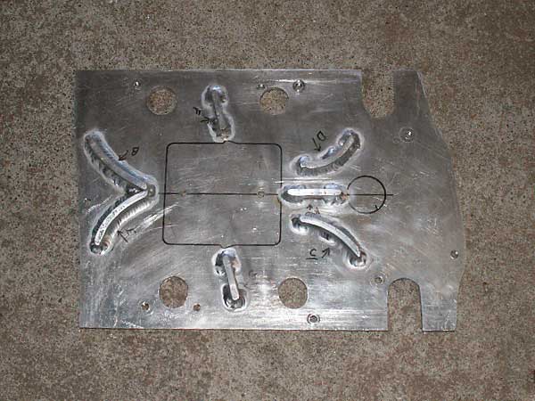 fabricated intake manifold - directional vanes