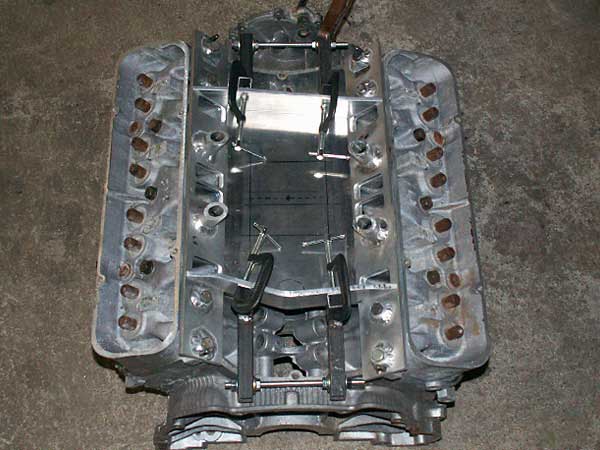 fabricated intake manifold - plenum area / intake runners