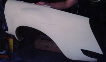 Sebring style fiberglass quarter panel