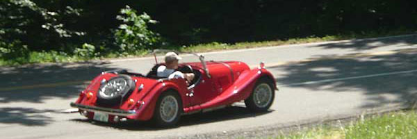 Driving the Morgan Plus-8