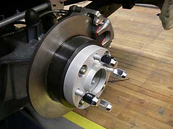 rear hub spacer is 3/4 inches thick