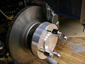 front hub spacer is 1-1/8 inches thick