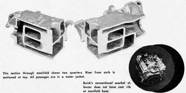 riser from carb is sectioned at top