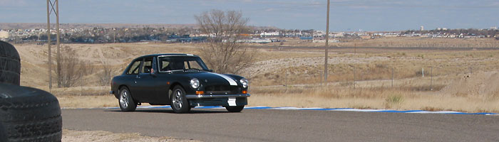 (editor's car at Pueblo Motorsports Park)