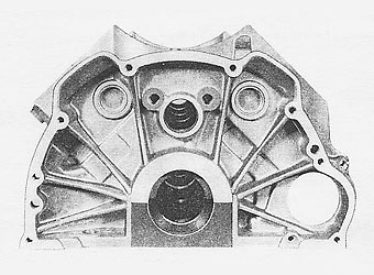 CYLINDER BLOCK FLYWHEEL HOUSING END