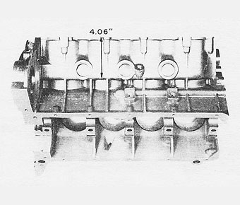 CYLINDER BLOCK WATER JACKET DEPTH