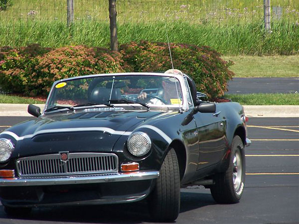 Peter Smith and his 76 MGB V8