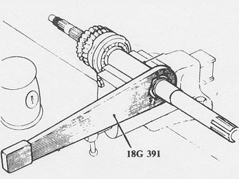 after knocking back the lock washer tab, use 18G 391