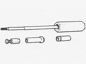 piston gudgeon pins removal tool