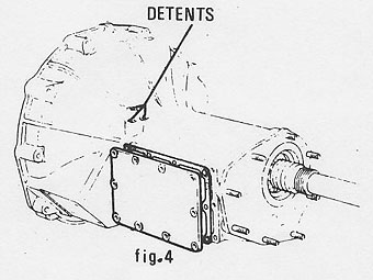 three selector detent plunger plugs and springs