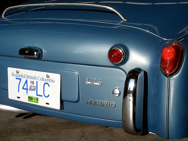 Hybrid vehicle: Triumph TR3 / TR6 / Nissan...