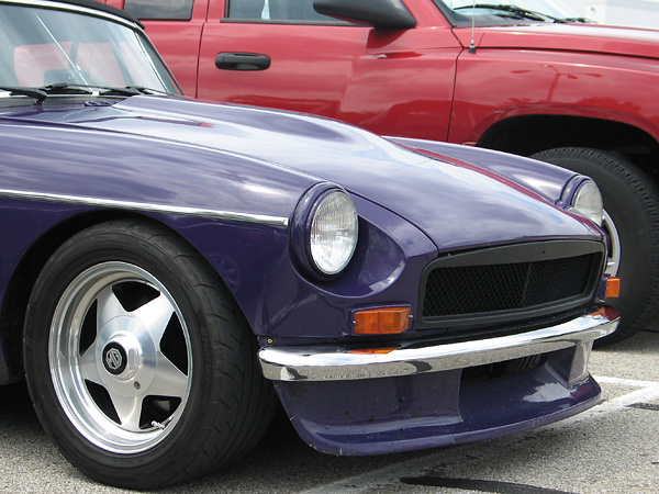 Steve Carrick's 1974 MGB, with 375 horsepower Ford V8