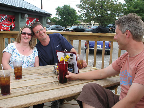 Ali Lovett, Gary Walker, and Andy Lovett.