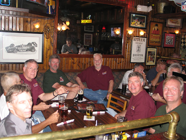 Larry Shimp. Steve Kimball, Dave Germain, Dan Blackwood, Bill Young, Scott Costanzo, and Artie Clark.