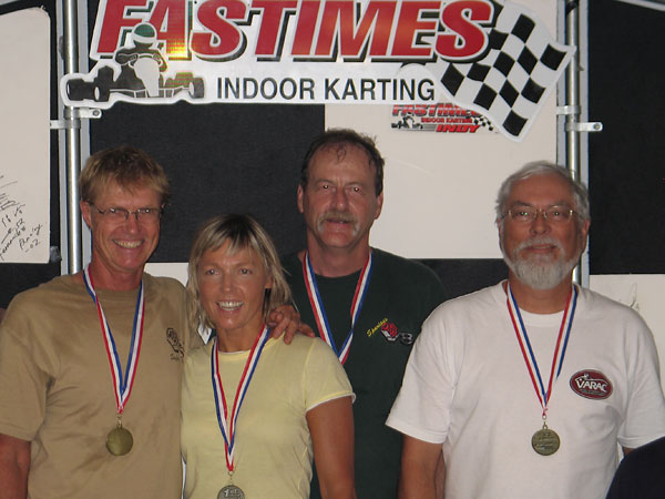 Ken Hiebert, Katie Ermakovich, Graham Creswick, and Gord McFaull.