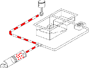 Accusump discharging schematic