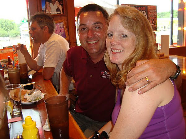 Pete and Sue Mantell. (Andy Lovett in background.)