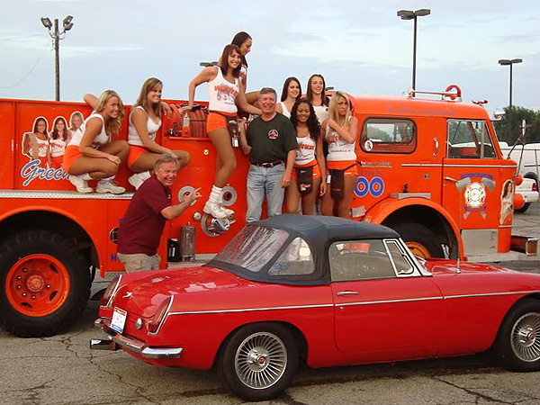 Artie Clark and Scott Costanzo / MGB with GM V6.