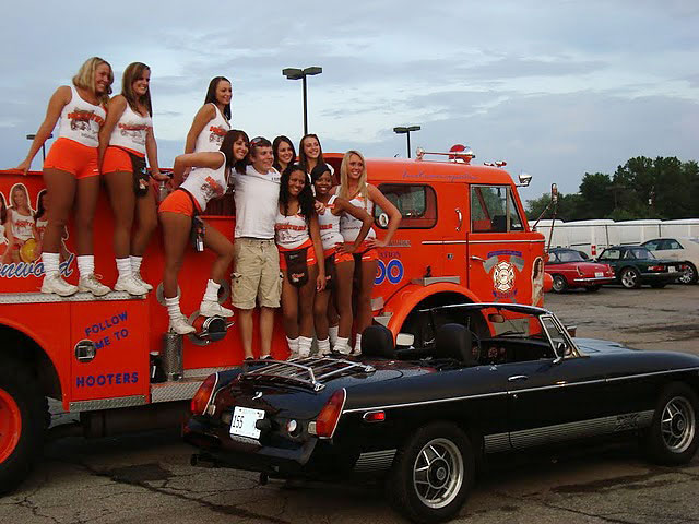 David Schafer / MGB with Ford V8.