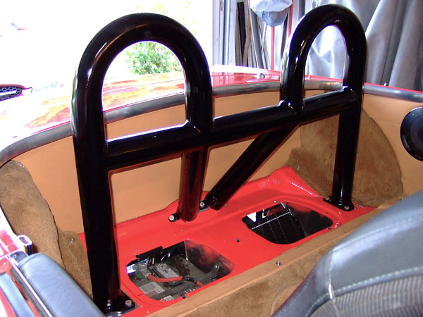 Roll Bar Mounted in MGB