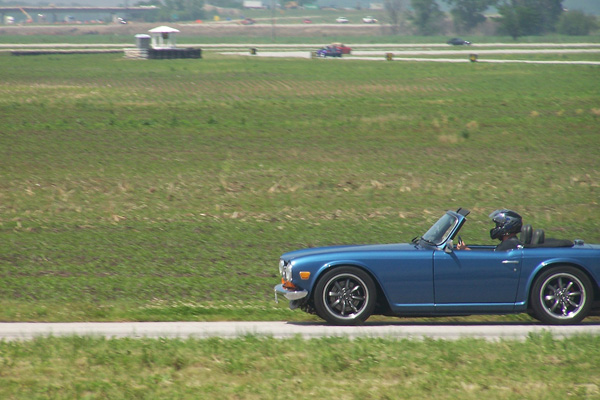 Calvin Grannis and his 1980 MGB V8