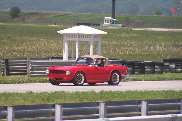 Dale Knapke and his 1972 Triumph TR6