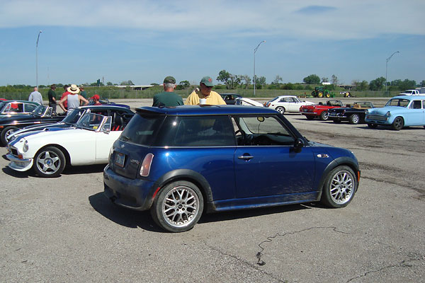 Doug Brown and his Mini