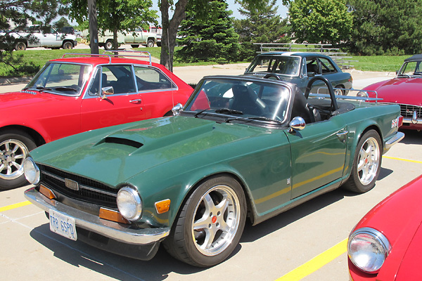 Ken Hiebert and his 1972 TR6 (2762#)