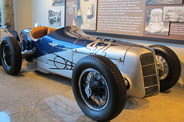 Harry Miller built this Miller Ford to race in the 1935 Indianapolis 500.