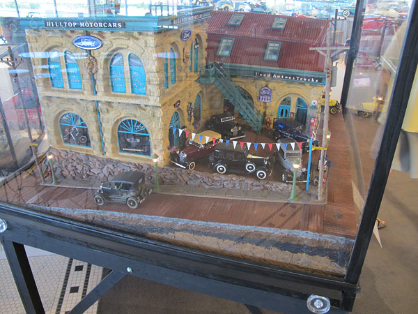 1932 Ford dealership diorama.