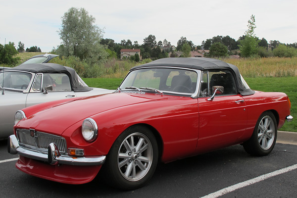 James Bryan's 1971 MGB with GM 3.1L V6 (fuel injected) - Layton, Utah