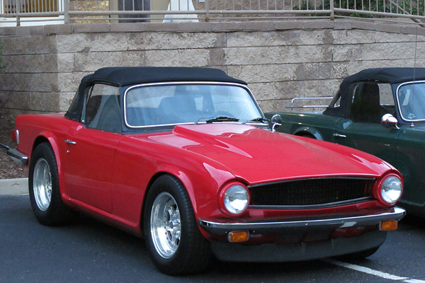 Ted Lathrop's 1976 Triumph TR-6 with Chevy 350 V8 - Wayland, Michigan