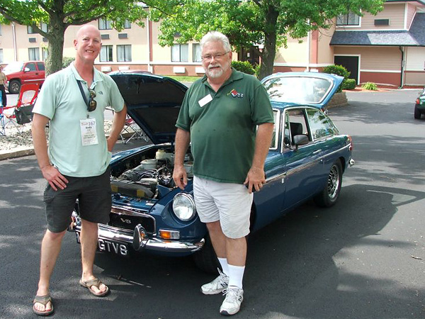 Andy York's original factory MGB GT V8 prototype!