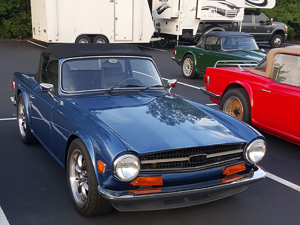 Calvin Grannis' 1974 Triumph TR-6 with GM LS1 V8 (fuel injected) - Elk Grove, California