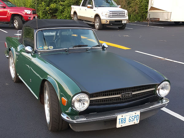 Ken Hiebert's 1972 Triumph TR-6 with GM LS1 V8 (fuel injected) - Toronto, Ontario