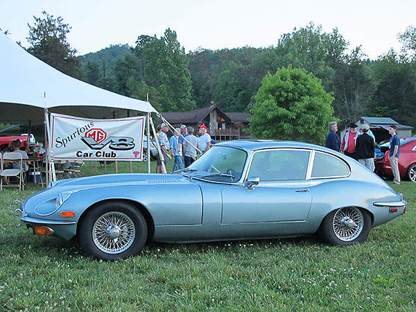 Merv Hagen's 1973 Jaguar XKE 2+2 with Ford V8 - Dundee, Illinois