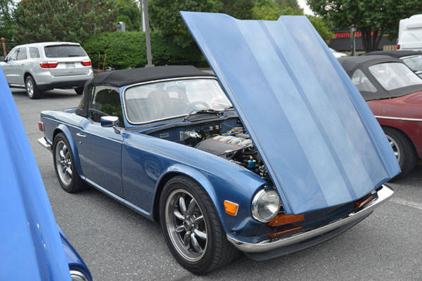 Calvin Grannis' 1974 Triumph TR-6 with GM LS1 V8 (fuel injected) - Elk Grove, California