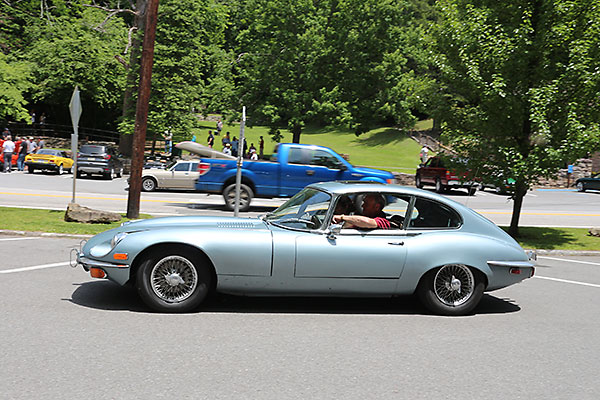 Merv Hagen's 1973 Jaguar XKE 2+2 with Ford V8 - Dundee, Illinois